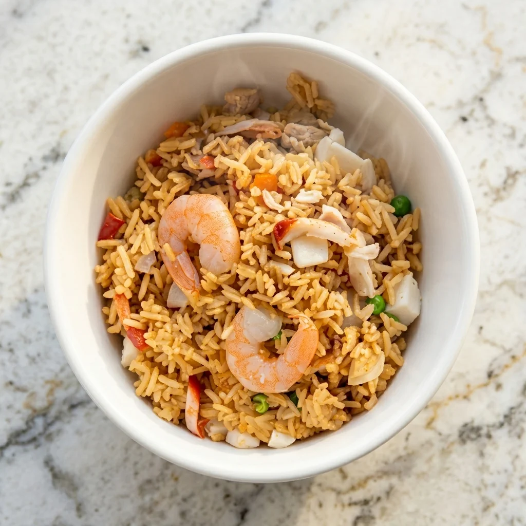 House Special Fried Rice from New Lucky Kitchen in St. Thomas, Ontario